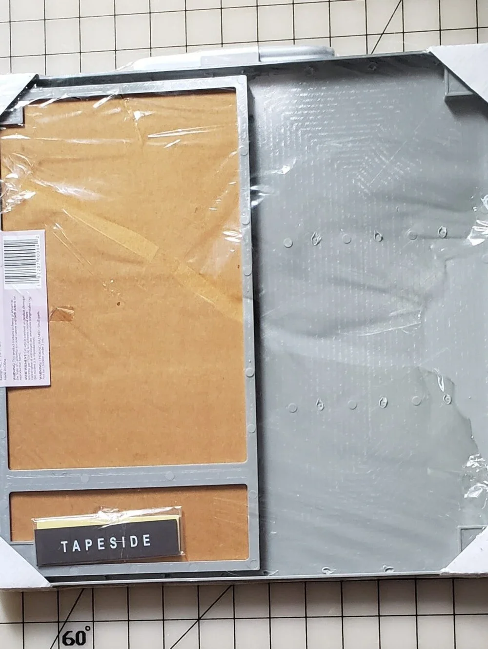 Tapeside 14x14 Silver Wood Dry-Erase Collage Photo Frame